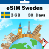 eSIM Sweden - 3 GB - 30 Days