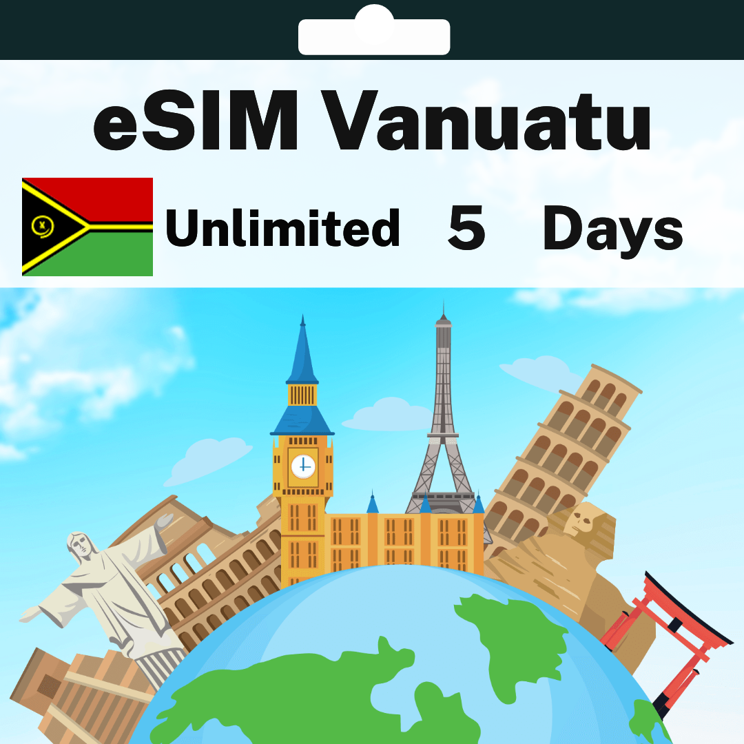 2f0344b4-47bf-4c26-a52a-50c416ea7258.png eSIM Vanuatu - Unlimited - 5 Days