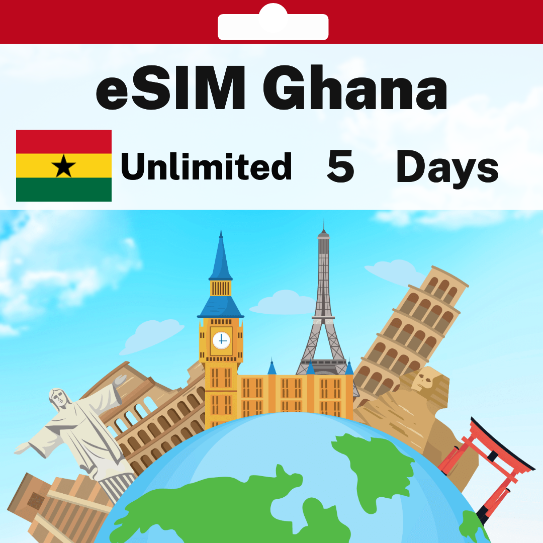 3d25c80f-a940-43c1-bd7b-7a9b486fa398.png eSIM Ghana - Unlimited - 5 Days