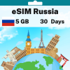 eSIM Russia - 5 GB - 30 Days