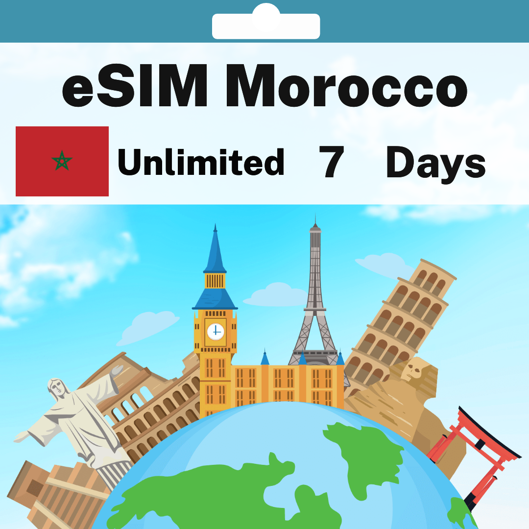 4f41475f-c248-442e-9289-d033bb6f17da.png eSIM Morocco - Unlimited - 7 Days
