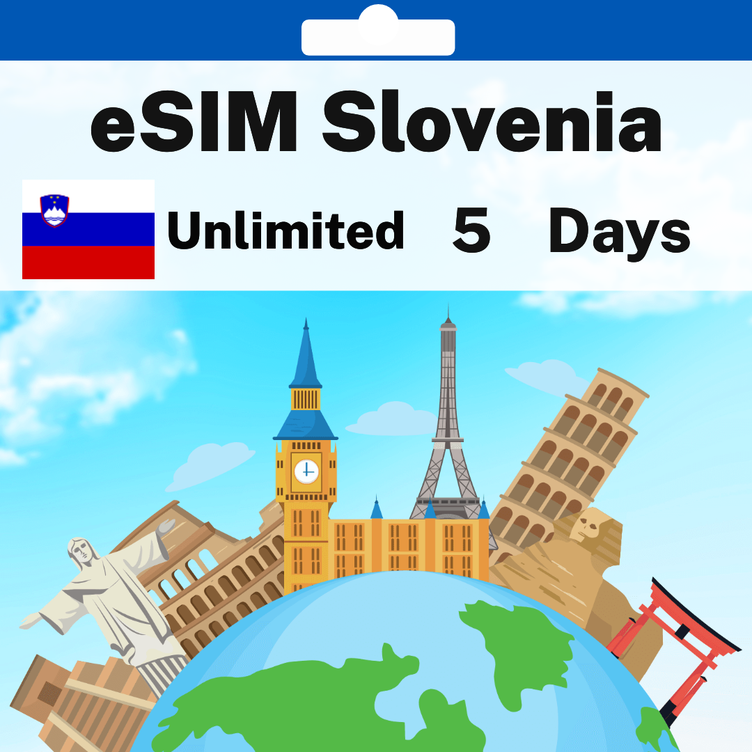 6204eb2f-3324-457e-9b67-3fad7d30bb46.png eSIM Slovenia - Unlimited - 5 Days