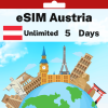 eSIM Austria - Unlimited - 5 Days
