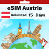 eSIM Austria - Unlimited - 15 Days