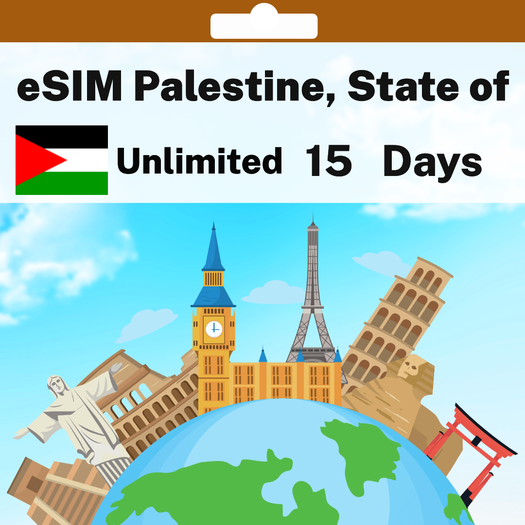 8db84384-b4ed-49f0-a9fd-41b0c73dc012.png eSIM Palestine, State of - Unlimited - 15 Days