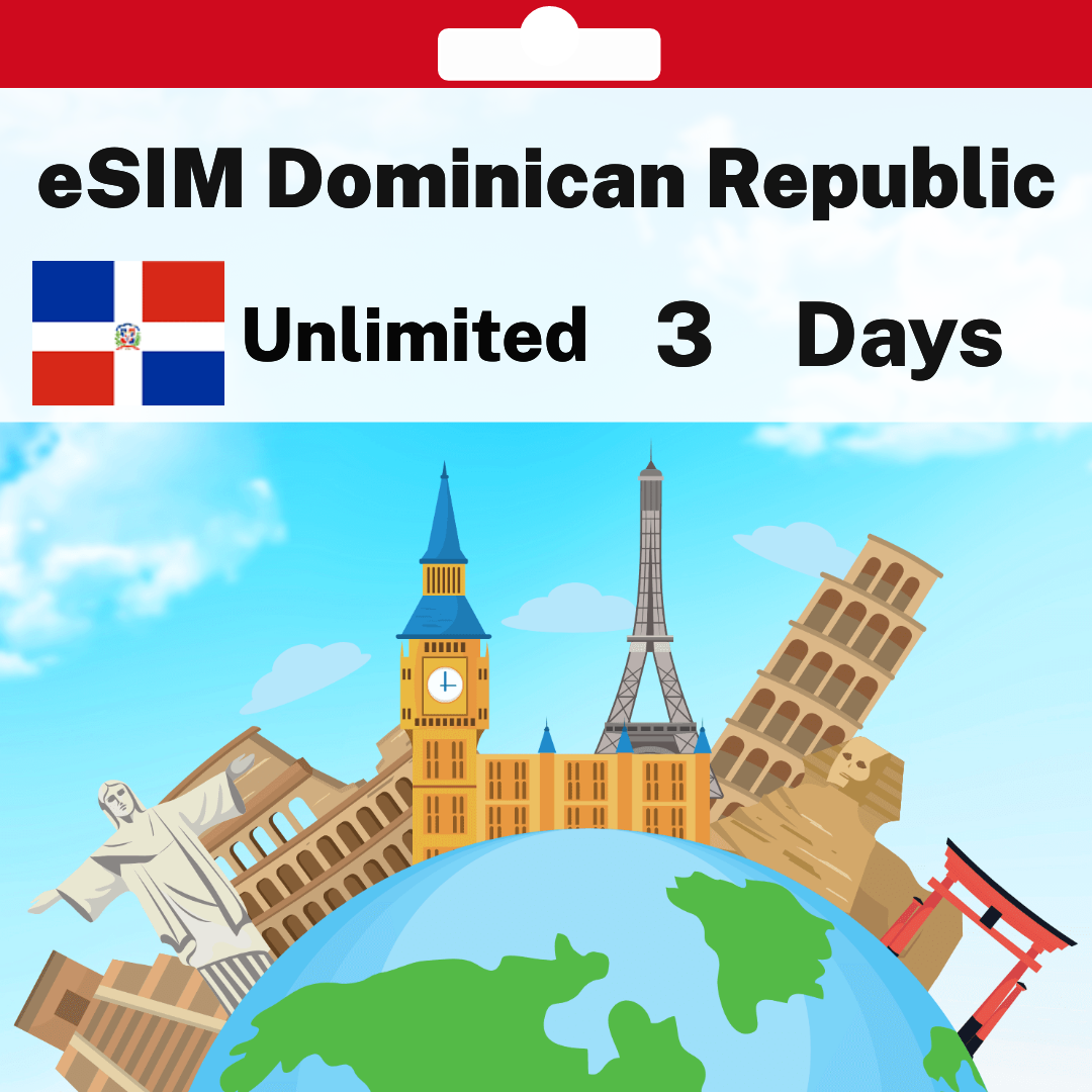 8e639d3c-cf6b-4311-8260-bb7c8e596c90.png eSIM Dominican Republic - Unlimited - 3 Days