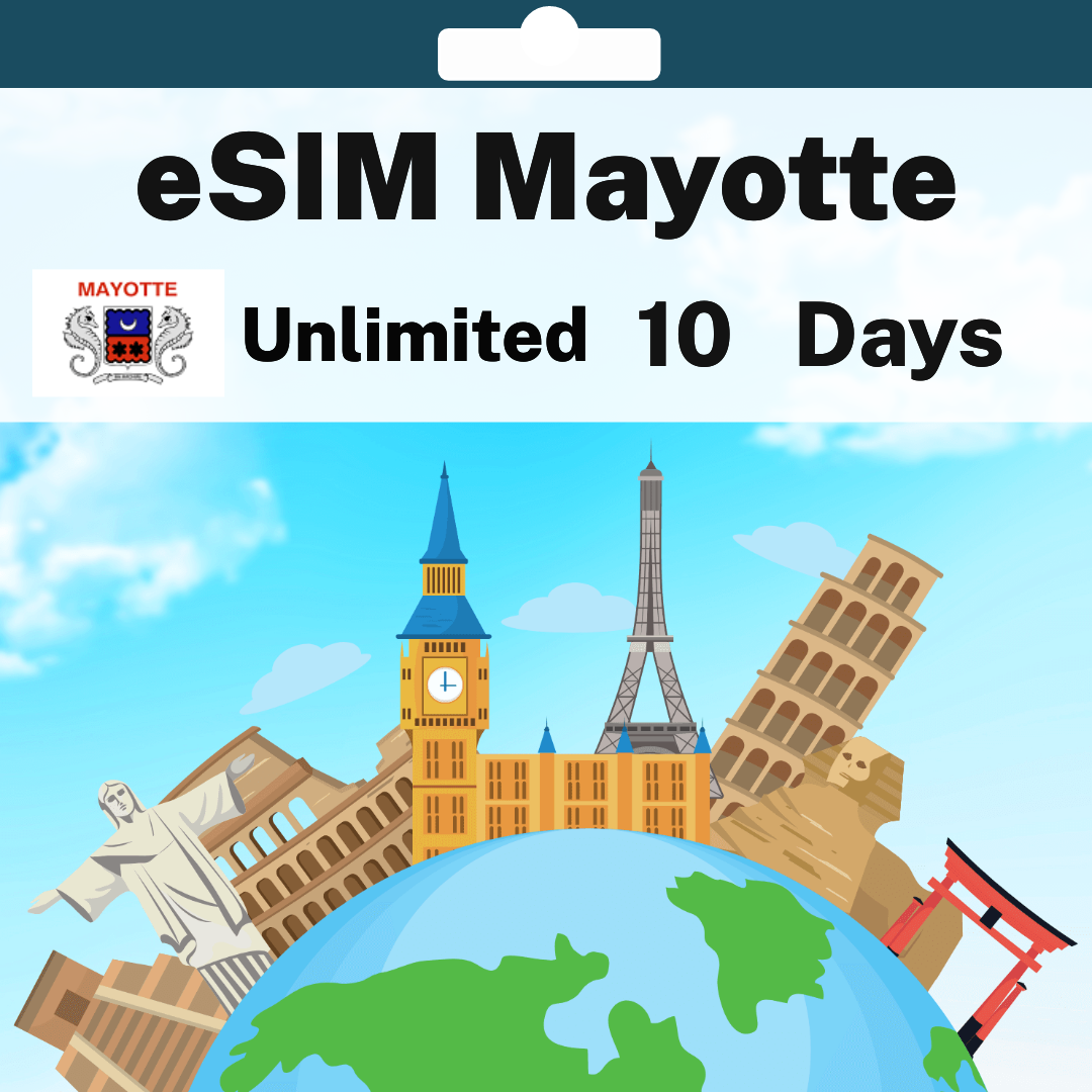 8ed60295-4874-4a93-9c05-afd8c8fee76e.png eSIM Mayotte - Unlimited - 10 Days