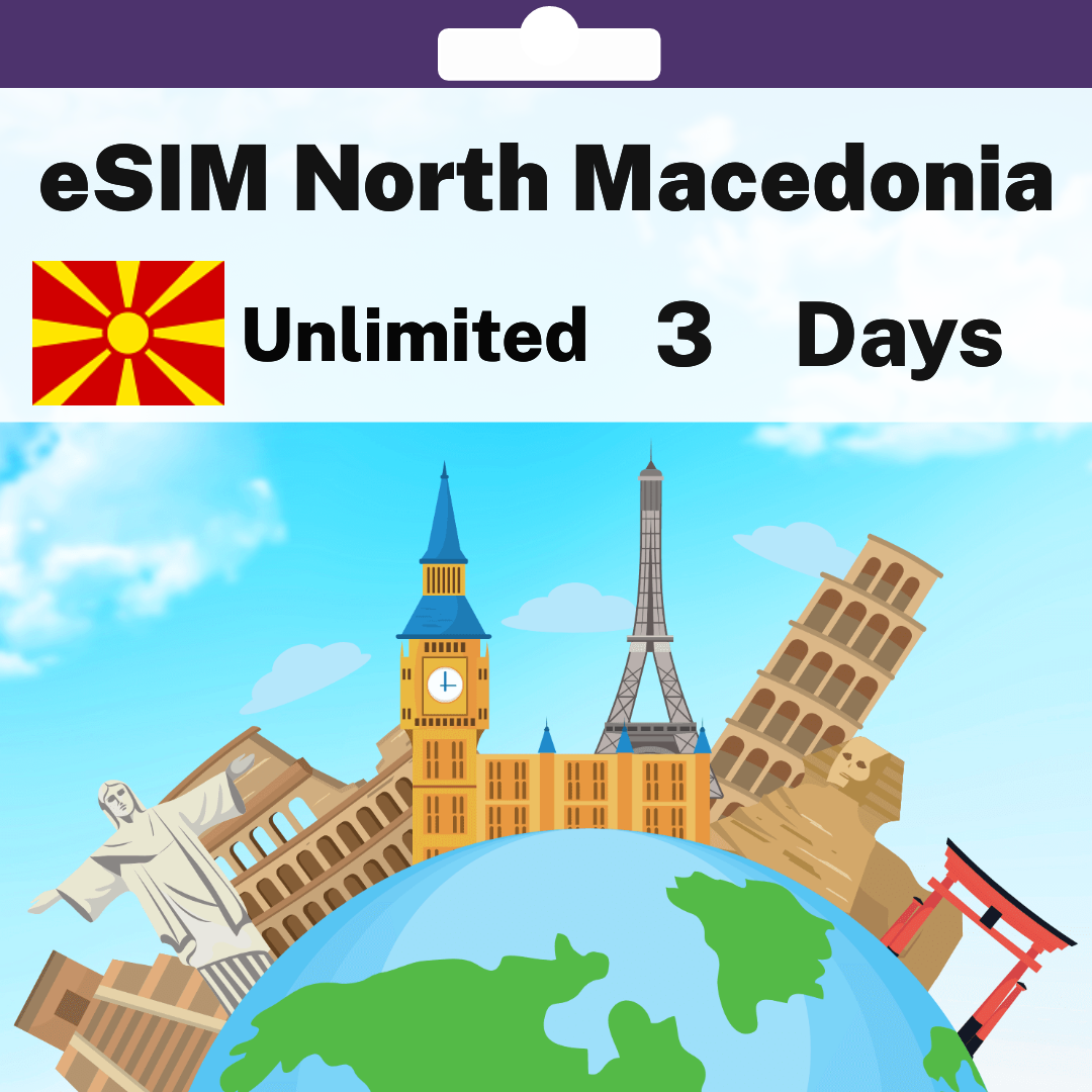 9323dcb2-db38-42a6-82af-5d801a8afbf5.png eSIM North Macedonia - Unlimited - 3 Days