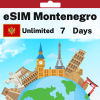 eSIM Montenegro - Unlimited - 7 Days