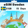 eSIM Sweden - 2 GB - 15 Days