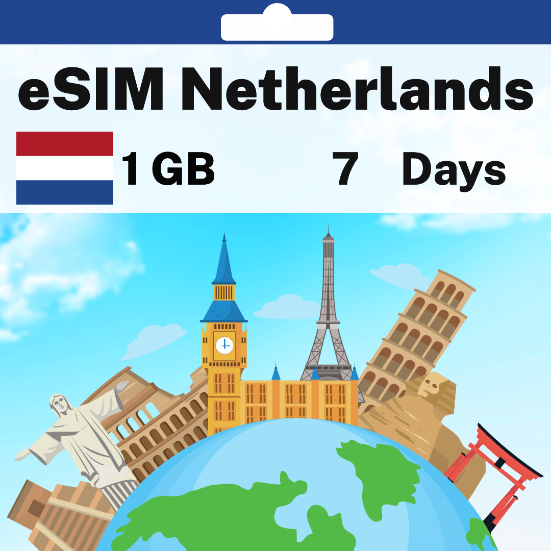 ad433801-c78e-4b70-a962-4116c9ee3b41.png eSIM Netherlands - 1 GB - 7 Days