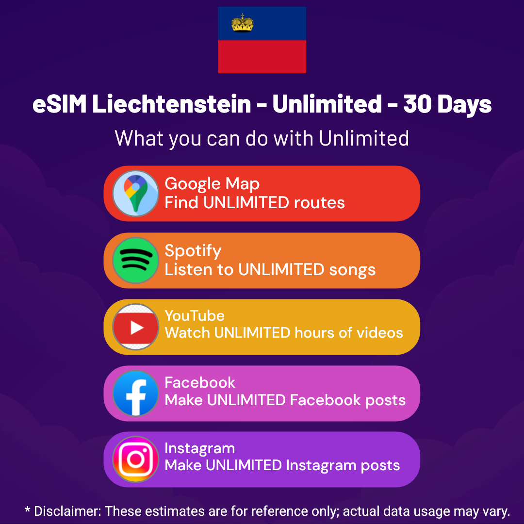 b0f9180b-bd51-4699-bed6-75508853c9ac.png eSIM Liechtenstein - Unlimited - 30 Days