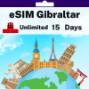 eSIM Gibraltar - Unlimited - 15 Days