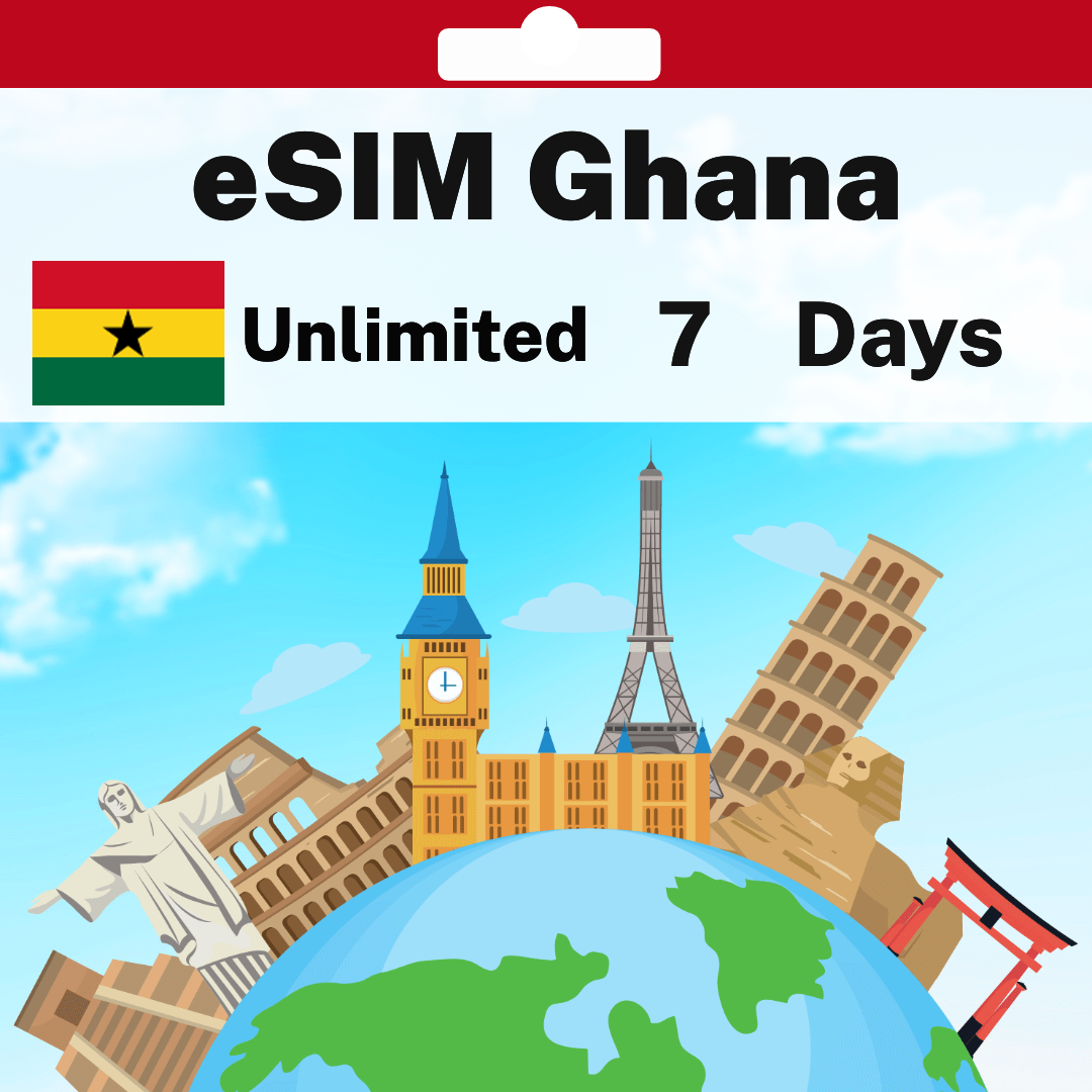 c1c572bc-448a-4ee1-b3e2-2a2af05622a8.png eSIM Ghana - Unlimited - 7 Days