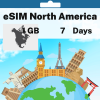 eSIM North America - 1 GB - 7 Days