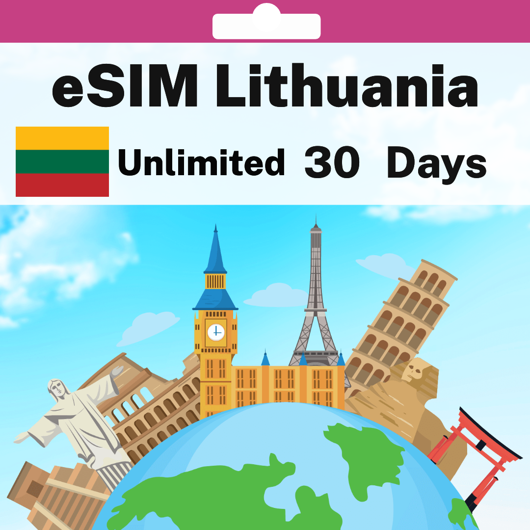 d2248822-12ec-455e-aa79-215f081c7506.png eSIM Lithuania - Unlimited - 30 Days