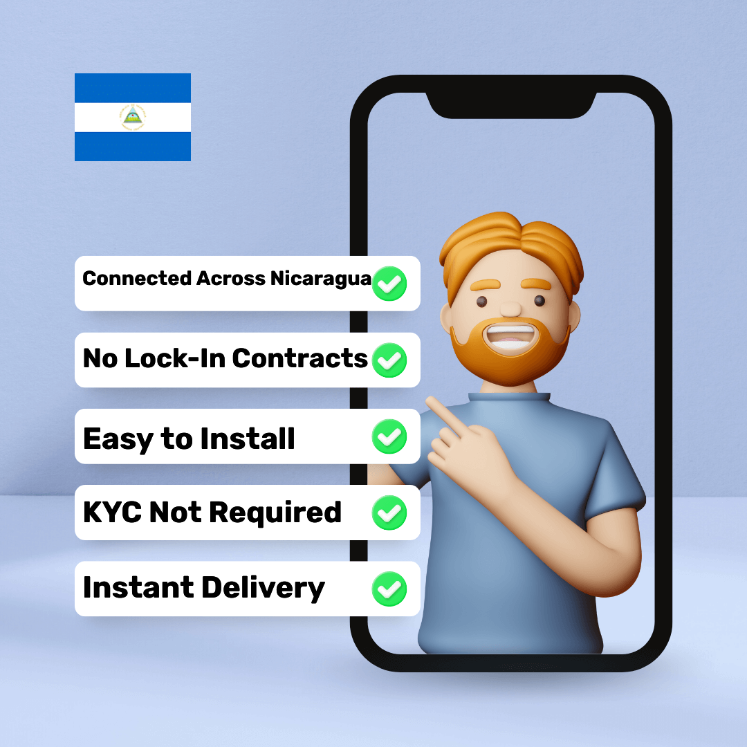 dbeeb882-6aa7-4450-ac41-cfe9daecfd39.png eSIM Nicaragua - Unlimited - 3 Days