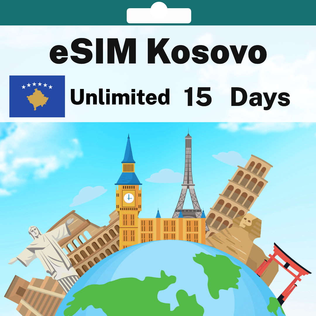 0ddc62ad-5777-46f0-942e-8157e73d6141.png eSIM Kosovo - Unlimited - 15 Days