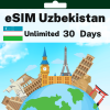 eSIM Uzbekistan - Unlimited - 30 Days