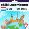 eSIM Luxembourg - 5 GB - 30 Days