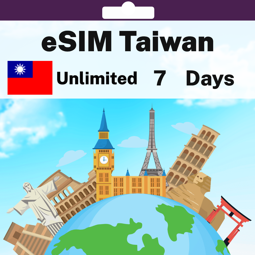 15b5b3a7-c369-465e-ab46-890df511e188.png eSIM Taiwan - Unlimited - 7 Days