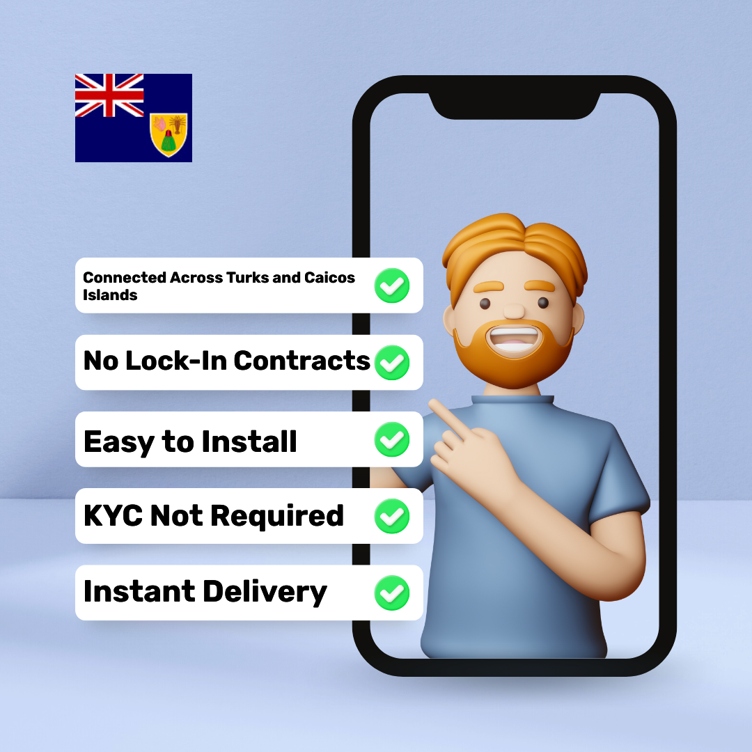 170ca179-0d71-4fd8-8cf9-6ac9ca1bd898.png eSIM Turks and Caicos Islands - 2 GB - 15 Days