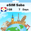 eSIM Saba - 1 GB - 7 Days