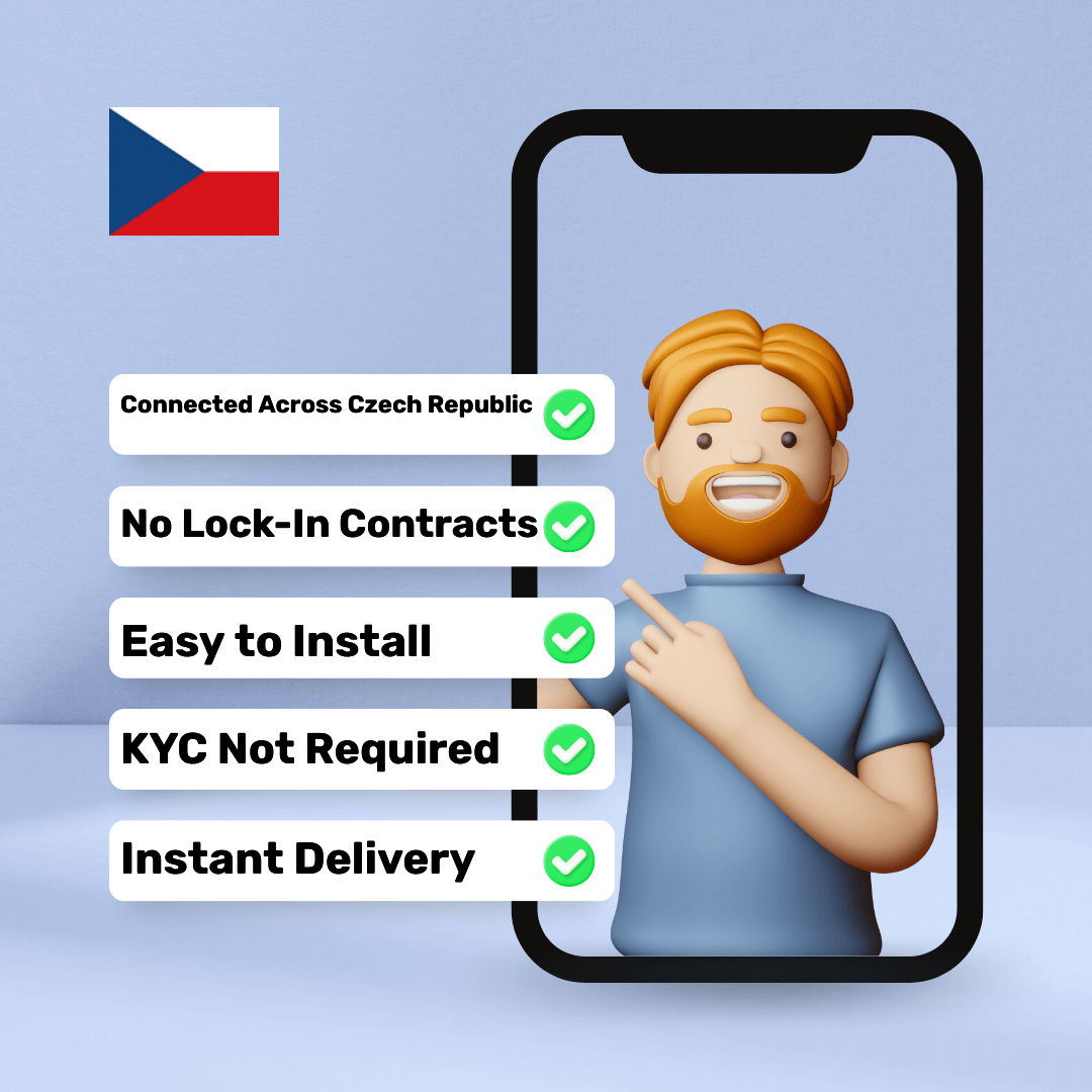 23acbd13-61a2-4f74-b3c3-213c6e543a83.png eSIM Czech Republic - 5 GB - 30 Days