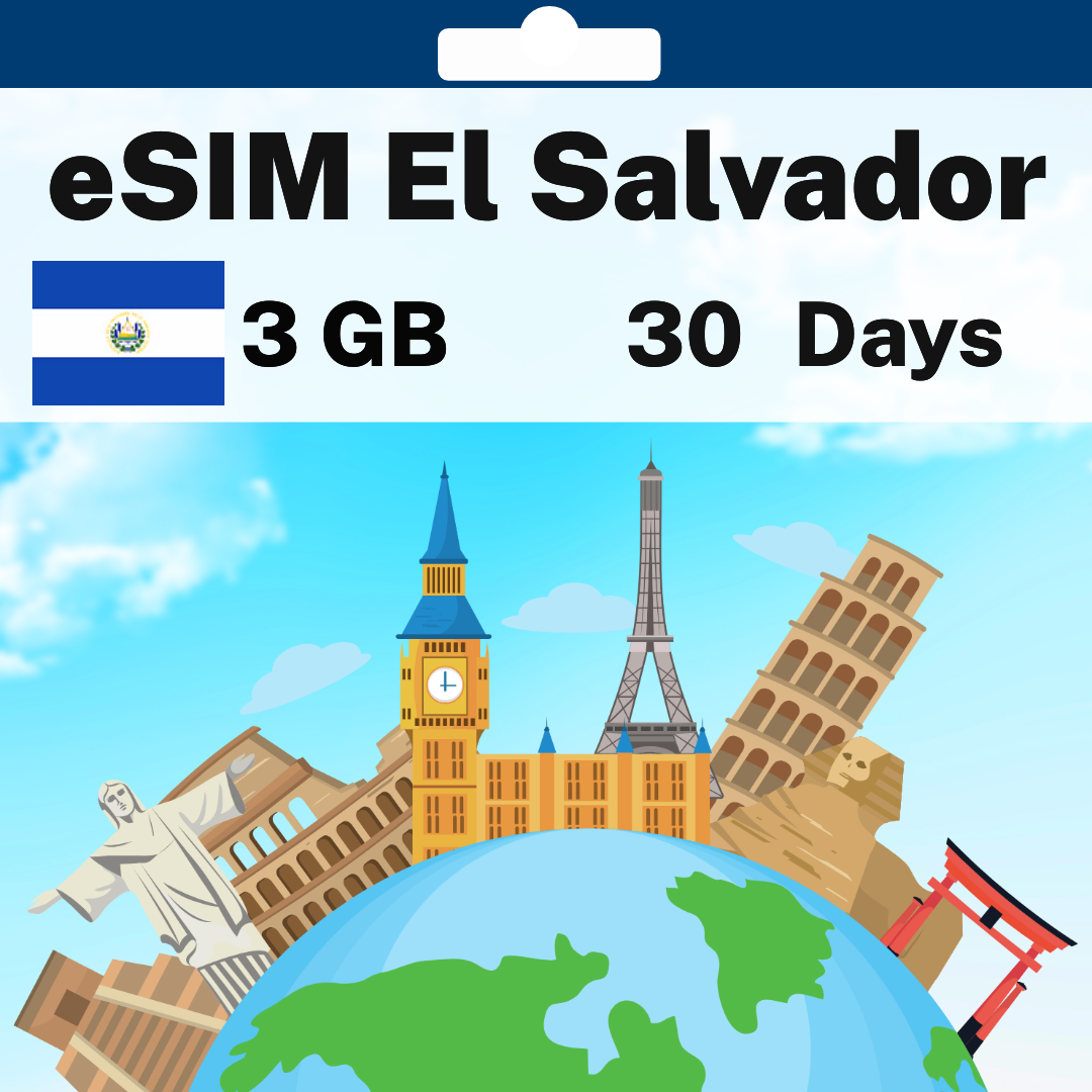 24aeade8-cec0-4756-9ee7-c3a280d897aa.png eSIM El Salvador - 3 GB - 30 Days
