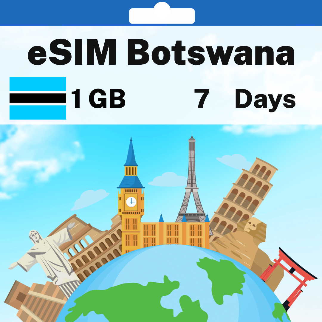 2d17a74a-6e05-46de-a3e2-e2e4ed4732c0.png eSIM Botswana - 1 GB - 7 Days