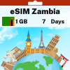 eSIM Zambia - 1 GB - 7 Days