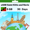 eSIM Saint Kitts and Nevis - 5 GB - 30 Days