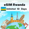 eSIM Rwanda - Unlimited - 10 Days