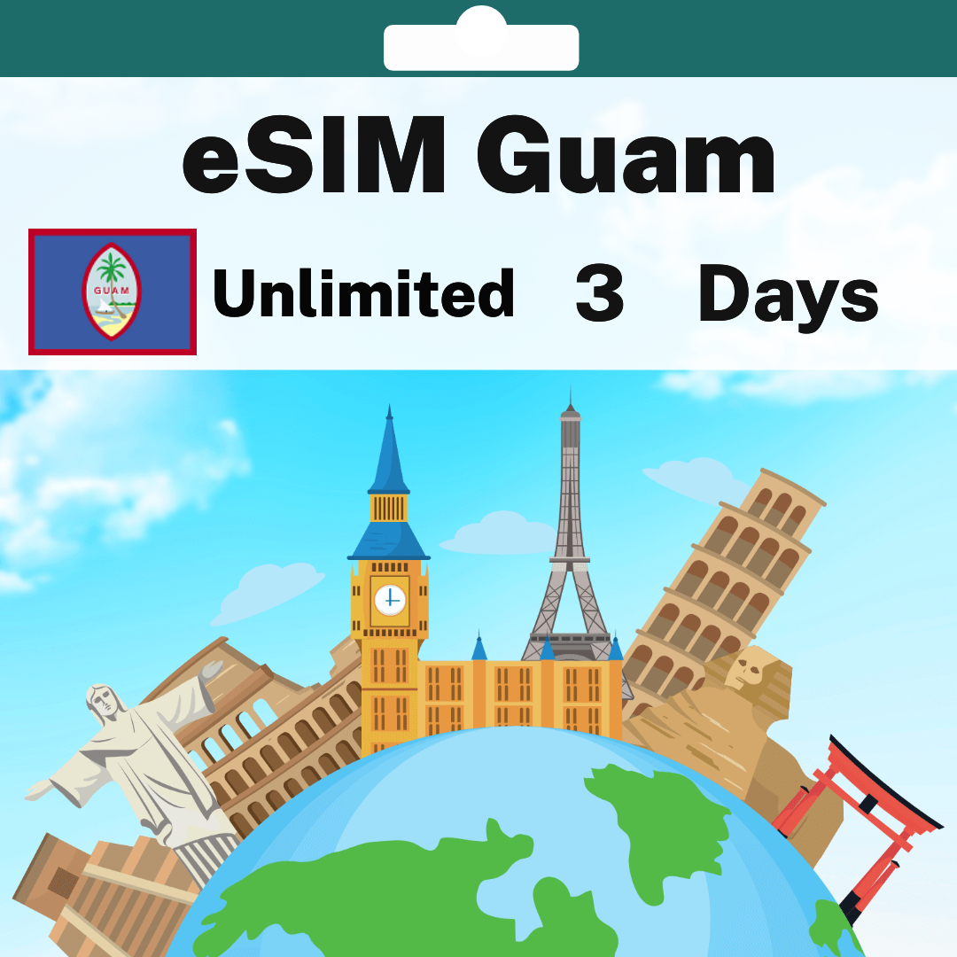 3fe2c0b2-948c-44d4-a50f-e9a87e230c83.png eSIM Guam - Unlimited - 3 Days