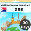 eSIM Sint Maarten (Dutch Part) - 3 GB - 30 Days
