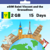 eSIM Saint Vincent and the Grenadines - 2 GB - 15 Days