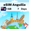 eSIM Anguilla - 1 GB - 7 Days