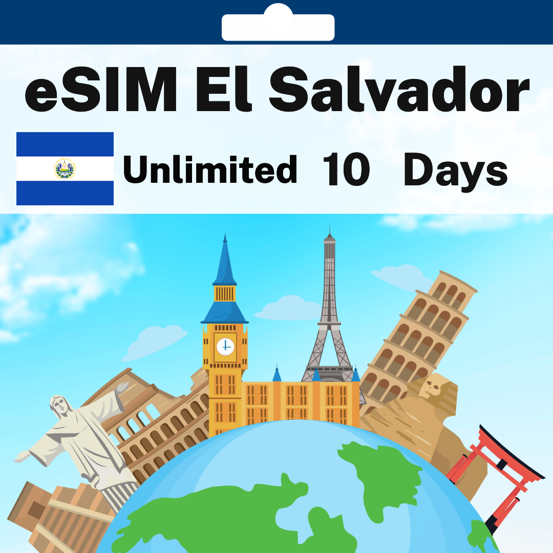 50cd3d3b-cd89-4c53-be6e-0a5bde0bdab1.png eSIM El Salvador - Unlimited - 10 Days
