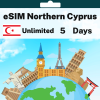 eSIM Northern Cyprus - Unlimited - 5 Days
