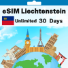 eSIM Liechtenstein - Unlimited - 30 Days