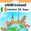 eSIM Ireland - Unlimited - 30 Days