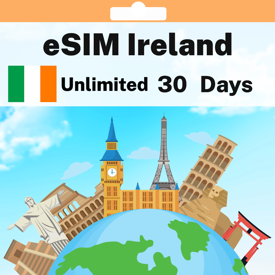 5c290257-4c64-40f7-9e26-a957c3c0506f.png eSIM Ireland - Unlimited - 30 Days