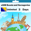 eSIM Bosnia and Herzegovina - Unlimited - 3 Days