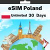 eSIM Poland - Unlimited - 30 Days