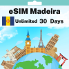 eSIM Madeira - Unlimited - 30 Days