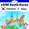 eSIM South Korea - Unlimited - 7 Days