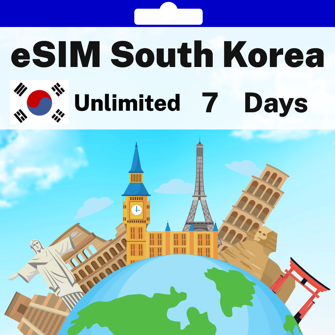6a3a7213-a640-4d0d-a617-30a8c2d161a8.png eSIM South Korea - Unlimited - 7 Days
