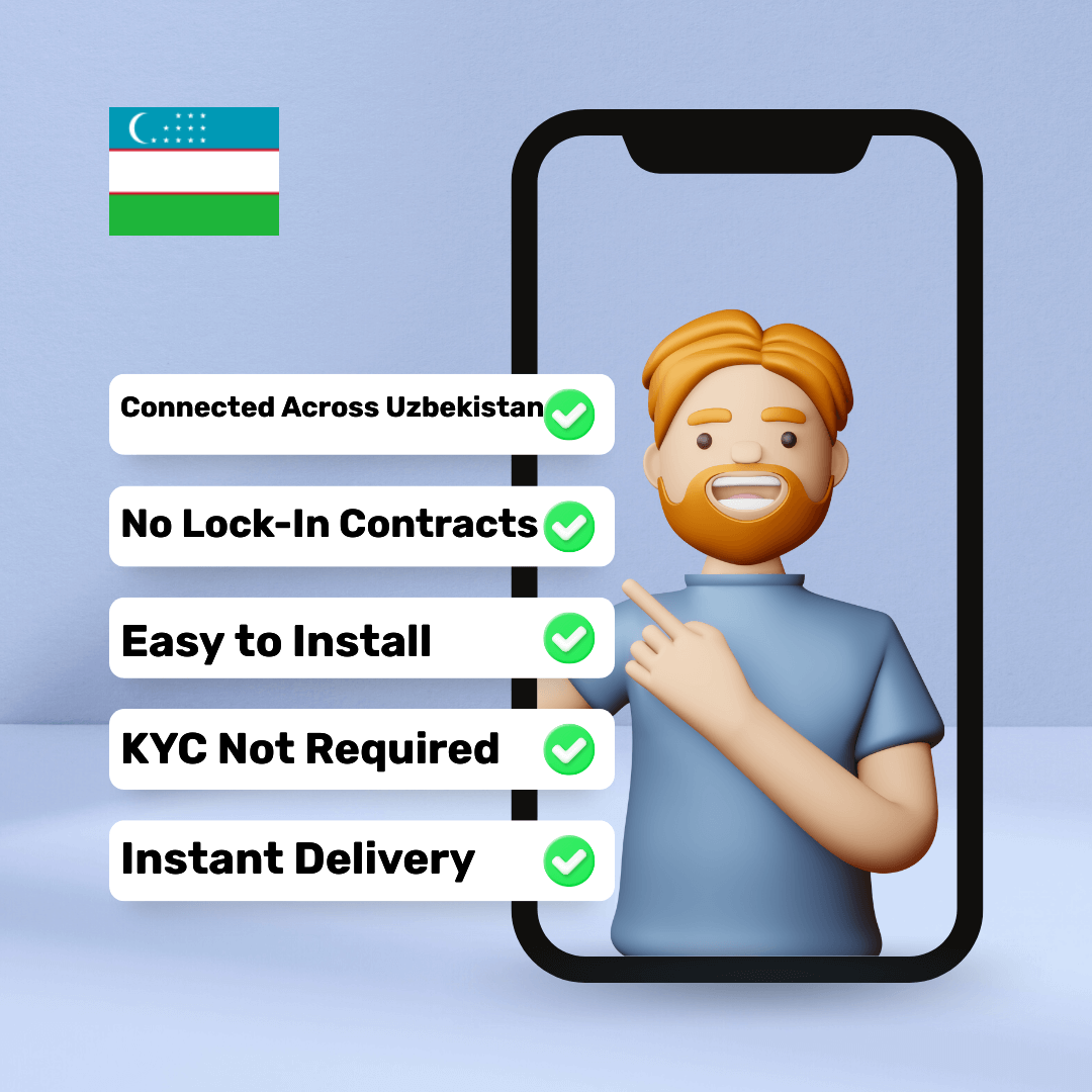 6aa3e2f8-82d6-43be-aa4b-72eef09720b4.png eSIM Uzbekistan - Unlimited - 15 Days