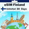 eSIM Finland - Unlimited - 30 Days