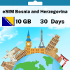 eSIM Bosnia and Herzegovina - 10 GB - 30 Days